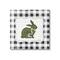 Stupell Industries Festive Easter Bunny Ribbon Spring Plaid Pattern Canvas Wall Art